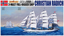 Aoshima 1/350 Scale Sailing Ship Christian Radich Plastic Model Kit