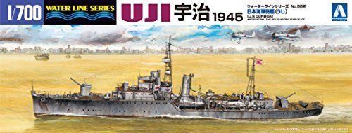 Aoshima 1/700 I.j.n Gunboat Uji Plastic Model Kit - Japan Figure