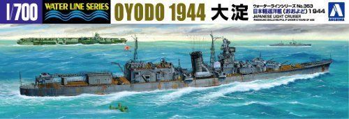 Aoshima 1/700 I.j.n. Light Cruiser Oyodo 1944 Plastic Model Kit