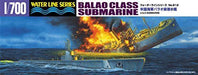 Aoshima 1/700 U.s. Navy Balao Class Submarine Plastic Model Kit