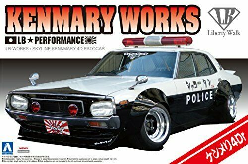 Aoshima 1/24 Lb Works Kenmeri 4dr Patrol Car Plastic Model Kit