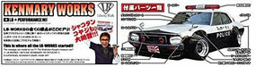 Aoshima 1/24 Lb Works Kenmeri 4dr Patrol Car Plastic Model Kit