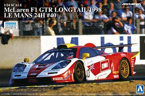 Aoshima 1/24 Mclaren F1 Gtr Long Tail 1998 Le Mans 24 Hours #40 Model Kit