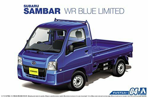 Aoshima 1/24 Subaru Tt1 Samber Truck Wr Blue Limited '11 Plastic Model Kit
