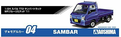 Aoshima 1/24 Subaru Tt1 Samber Truck Wr Blue Limited '11 Plastic Model Kit