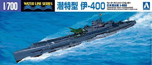 Aoshima 1/700 I.j.n. Submarine I-400 Plastic Model Kit