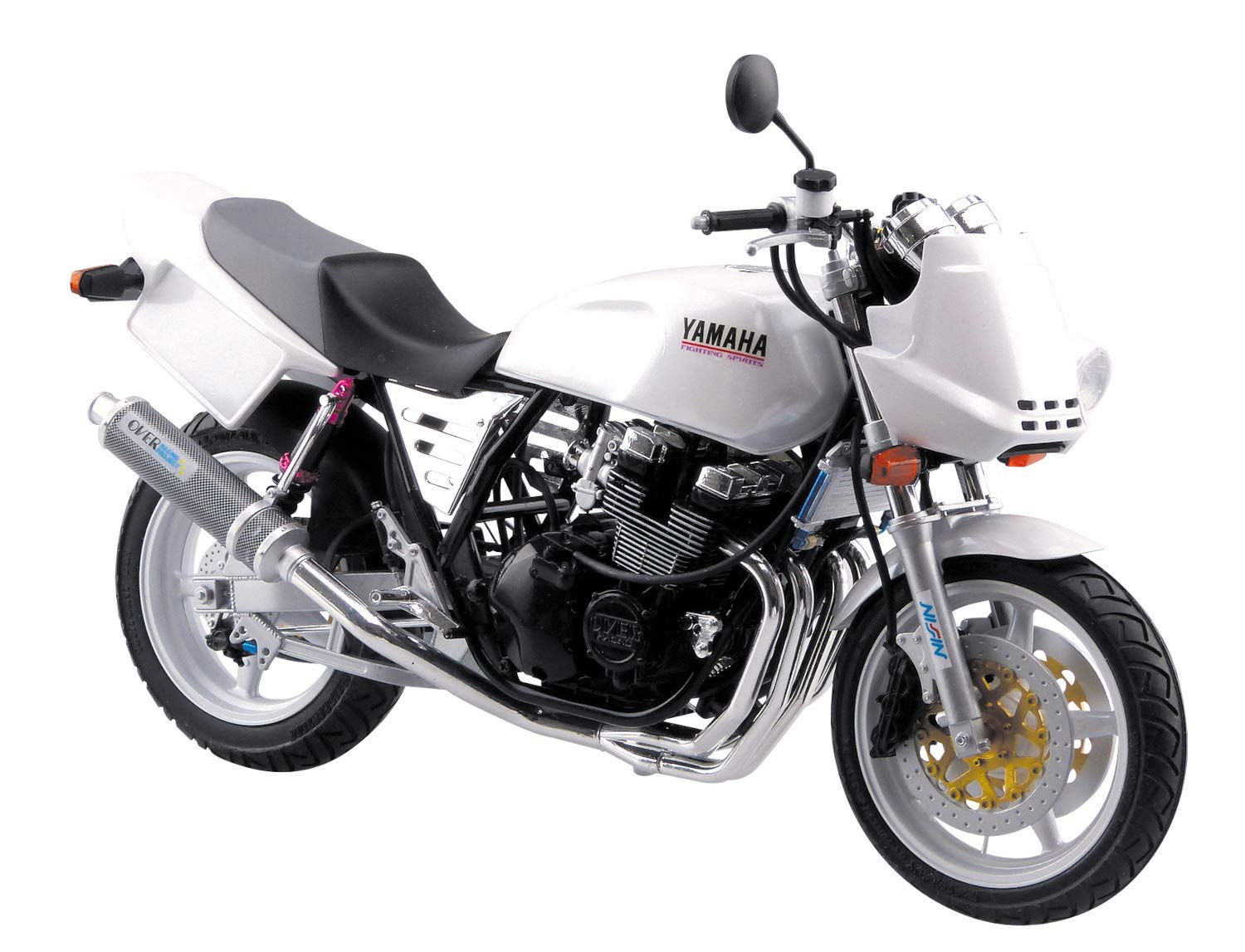Aoshima Bunka Kyozai 1/12 Bike Series No.35 Yamaha Xjr400S With Custom Parts Plastic Model- Japan Figure Store - #1 Bring To You The Best Japanese Goods