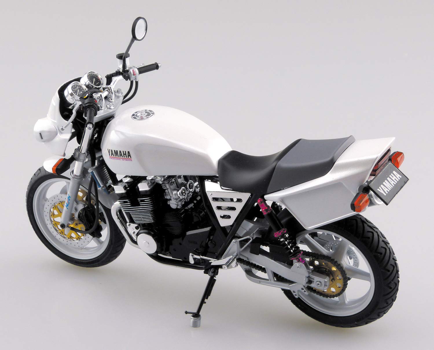 Aoshima Bunka Kyozai 1/12 Bike Series No.35 Yamaha Xjr400S With Custom Parts Plastic Model- Japan Figure Store - #1 Bring To You The Best Japanese Goods