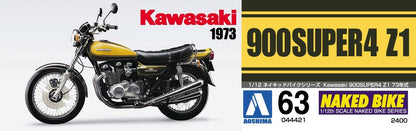 AOSHIMA Naked Bike 63 44421 Kawasaki 900 Super4 Z1 1/12 Scale Kit- Japan Figure Store - #1 Bring To You The Best Japanese Goods