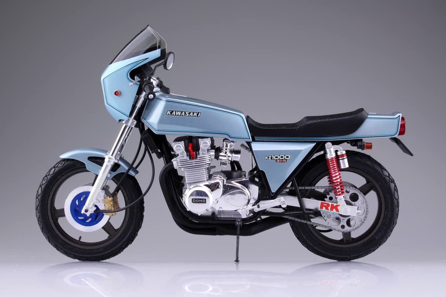 AOSHIMA Bike No.44 1/12 Kawasaki Z1-R W/Custom Parts Plastic Model- Japan Figure Store - #1 Bring To You The Best Japanese Goods