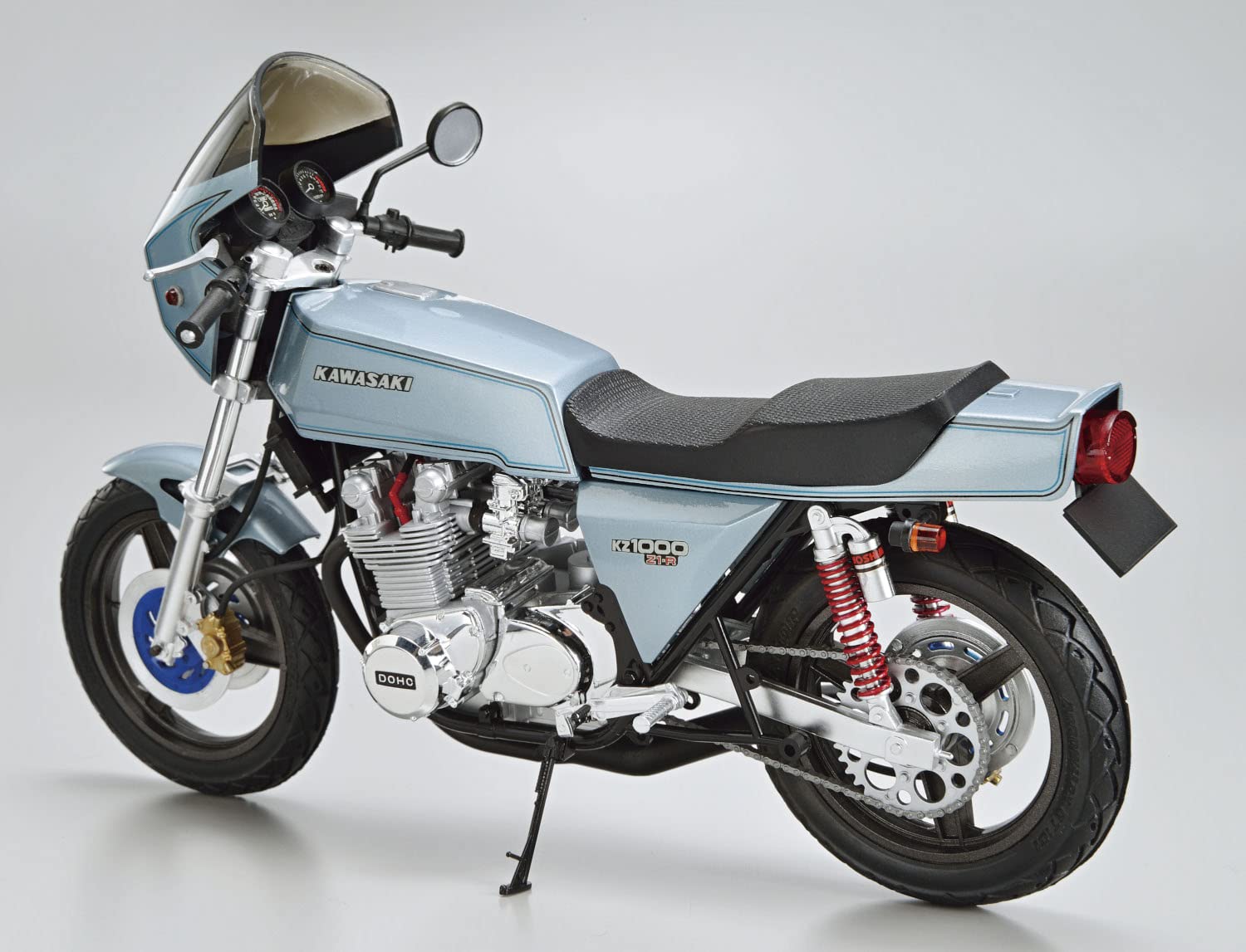 AOSHIMA Bike No.44 1/12 Kawasaki Z1-R W/Custom Parts Plastic Model- Japan Figure Store - #1 Bring To You The Best Japanese Goods