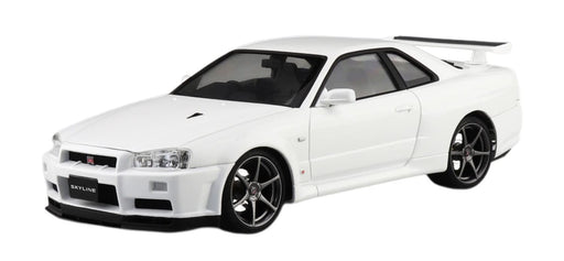 Aoshima Bunka Kyozai 1/24 Pre-Paint Model Series Nissan Bnr34 Skyline Gt-R V・Spec Ii 2000 White Plastic Model 03-B- Japan Figure Store - #1 Bring To You The Best Japanese Goods