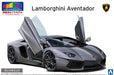 AOSHIMA Pre-Painted 1/24 Lamborghini Aventador '11 Gunmetal Grey Plastic Model- Japan Figure Store - #1 Bring To You The Best Japanese Goods