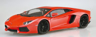AOSHIMA Pre-Painted 1/24 Lamborghini Aventador '11 Orange Pearl Plastic Model- Japan Figure Store - #1 Bring To You The Best Japanese Goods