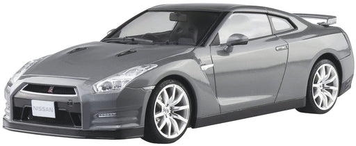 AOSHIMA Pre-Painted 1/24 Nissan R35 Gt-R '14 Dark Metal Gray Plastic Model- Japan Figure Store - #1 Bring To You The Best Japanese Goods