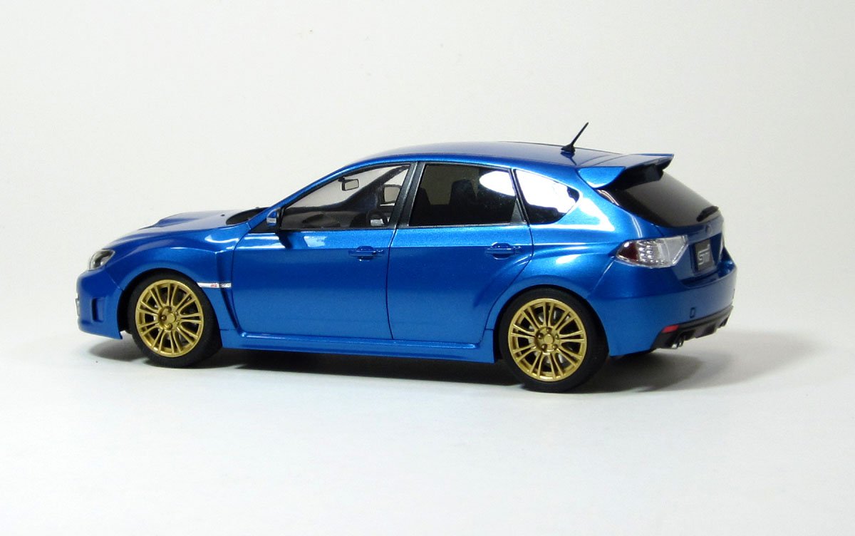AOSHIMA - 49747 Subaru Impreza Wrx Sti 2007 Option Wheel Version 1/24 Scale Kit- Japan Figure Store - #1 Bring To You The Best Japanese Goods
