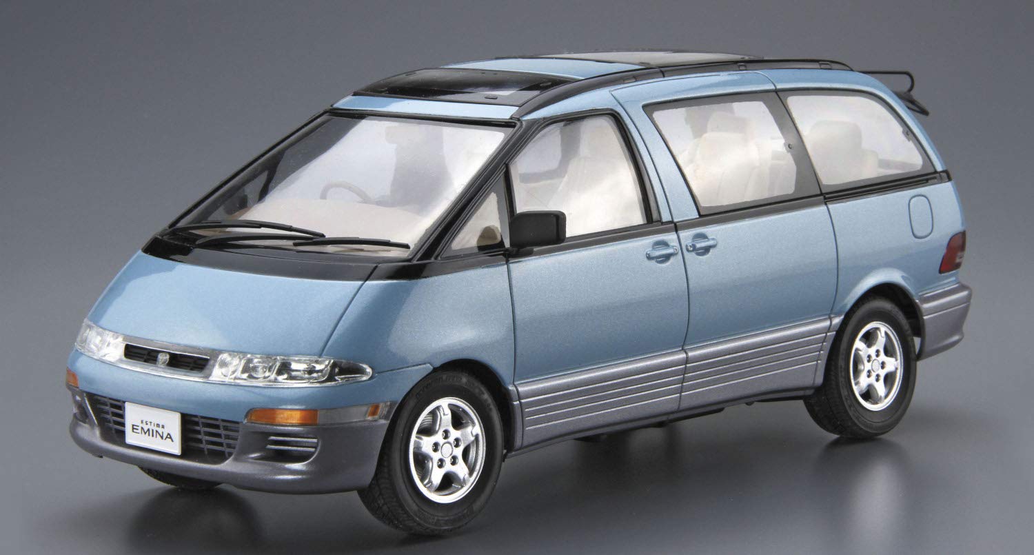 AOSHIMA The Model Car 1/24 Toyota Tcr11G Estima Lucida/Emina `94 Plastic Model- Japan Figure Store - #1 Bring To You The Best Japanese Goods