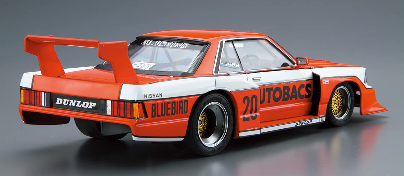 AOSHIMA The Model Car 1/24 Nissan Ky910 Bluebird Super Silhouette '83 Plastic Model- Japan Figure Store - #1 Bring To You The Best Japanese Goods