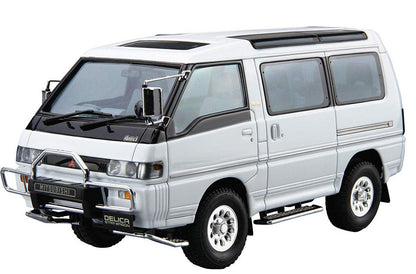 AOSHIMA The Model Car 1/24 Mitsubishi P35W Delica Star Wagon `91 Plastic Model- Japan Figure Store - #1 Bring To You The Best Japanese Goods