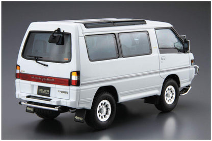 AOSHIMA The Model Car 1/24 Mitsubishi P35W Delica Star Wagon `91 Plastic Model- Japan Figure Store - #1 Bring To You The Best Japanese Goods