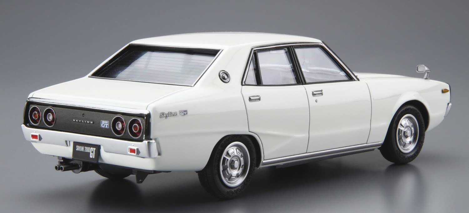 AOSHIMA The Model Car 1/24 Nissan Gc110 Skyline 2000Gt '72 Plastic Model- Japan Figure Store - #1 Bring To You The Best Japanese Goods