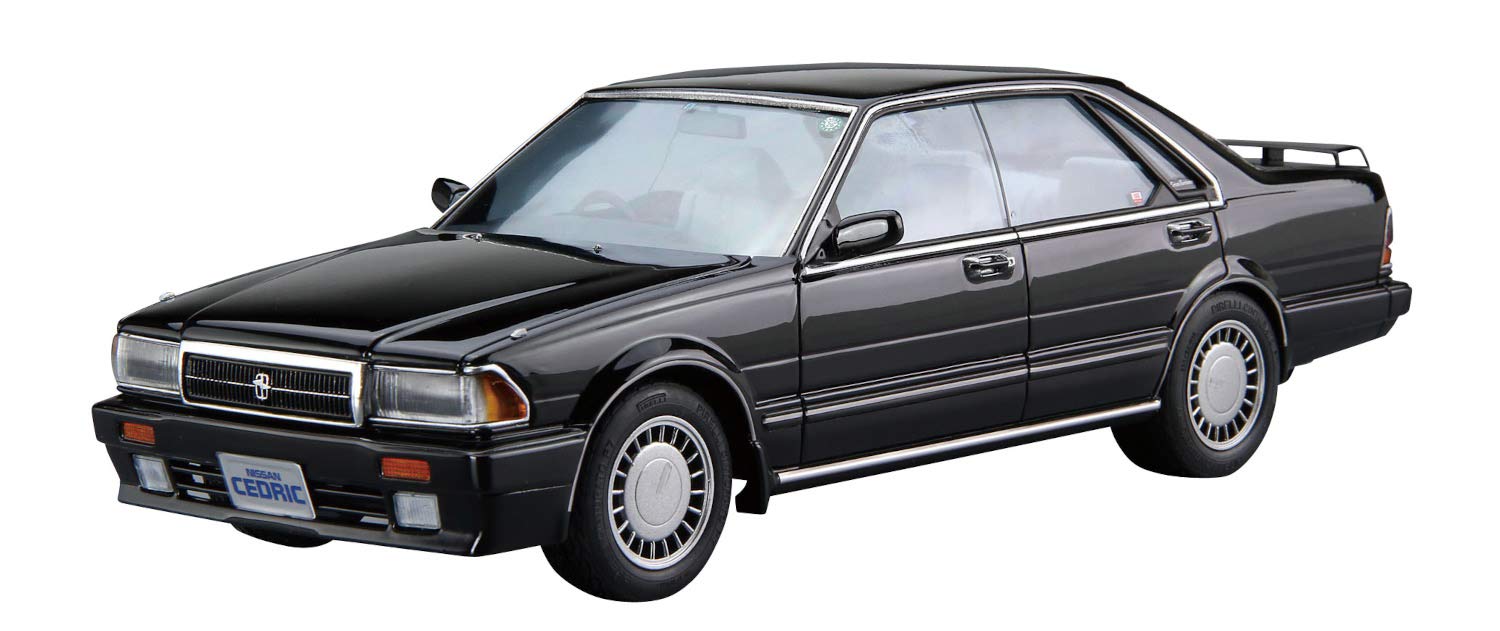 AOSHIMA The Model Car 1/24 Nissan Y31 Cedric/Gloria V20 Twincam Turbo Gran Turismo Sv '87 Plastic Model- Japan Figure Store - #1 Bring To You The Best Japanese Goods