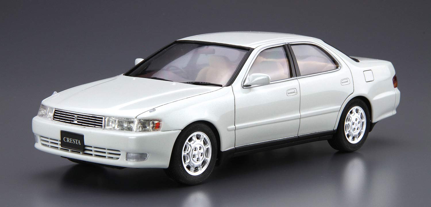 AOSHIMA The Model Car 1/24 Toyota Jzx90 Chaser/ Cresta '93 Plastic Model- Japan Figure Store - #1 Bring To You The Best Japanese Goods