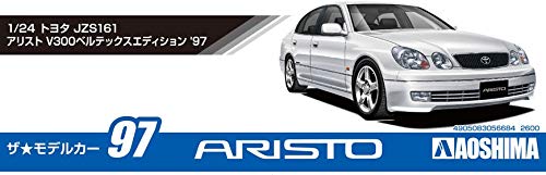 AOSHIMA 56684 The Model Car 97 Toyota Jzs161 Aristo V300 Vertex Ed. '97 1/24 Scale Kit- Japan Figure Store - #1 Bring To You The Best Japanese Goods
