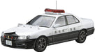 AOSHIMA The Model Car 1/24 Nissan Er34 Skyline Police Car `01 Plastic Model- Japan Figure Store - #1 Bring To You The Best Japanese Goods
