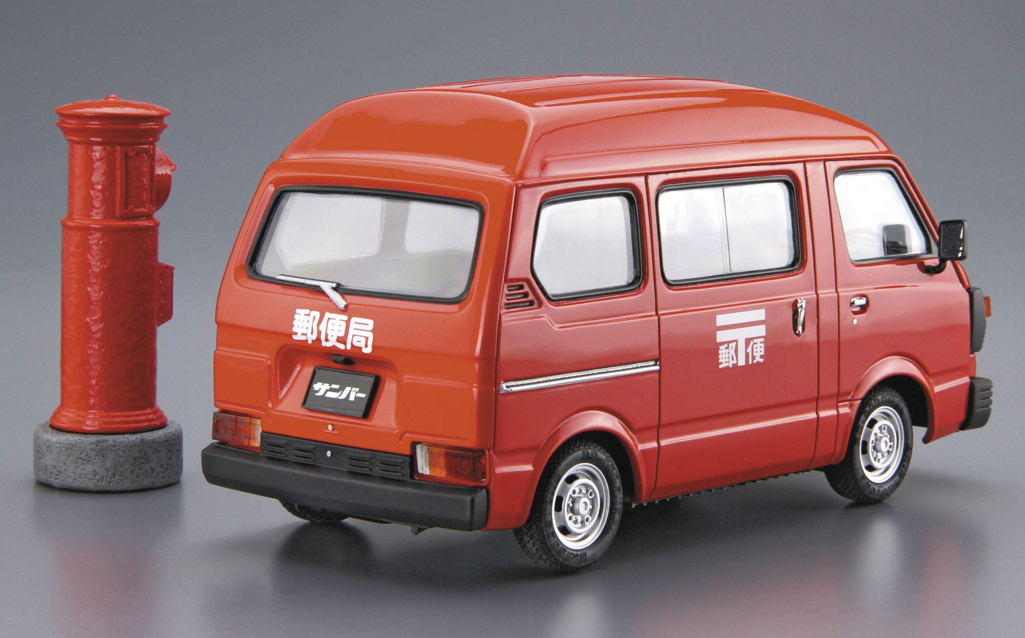 Aoshima Bunka Kyozai 1/24 The Model Car Series Sp Subaru K88 Sunbar High Roof 4Wd 1980 Mail Delivery Car Plastic Model- Japan Figure Store - #1 Bring To You The Best Japanese Goods
