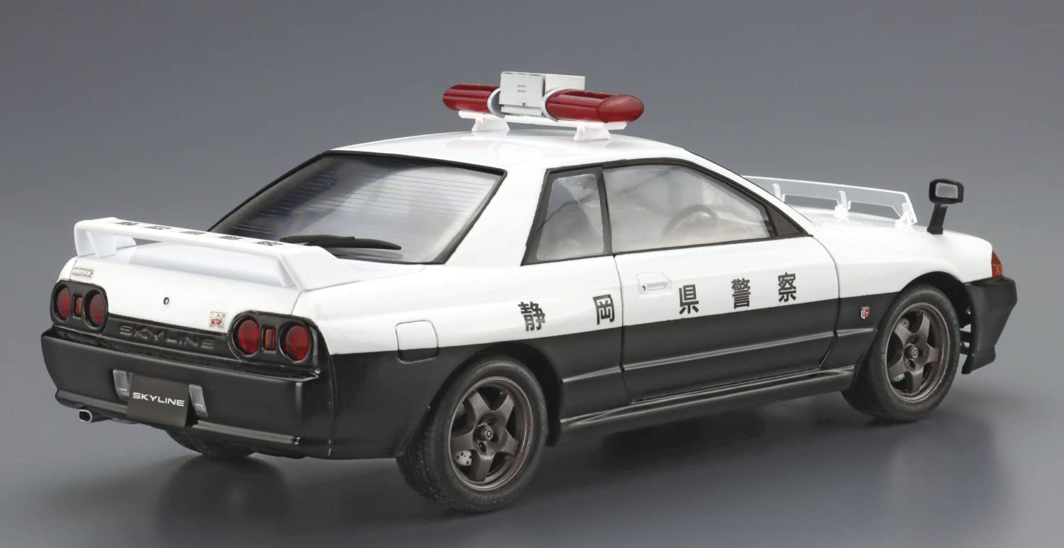 AOSHIMA The Patrol Car 1/24 No.4 Nissan Bnr32 Skyline Gt-R '91Plastic Model- Japan Figure Store - #1 Bring To You The Best Japanese Goods