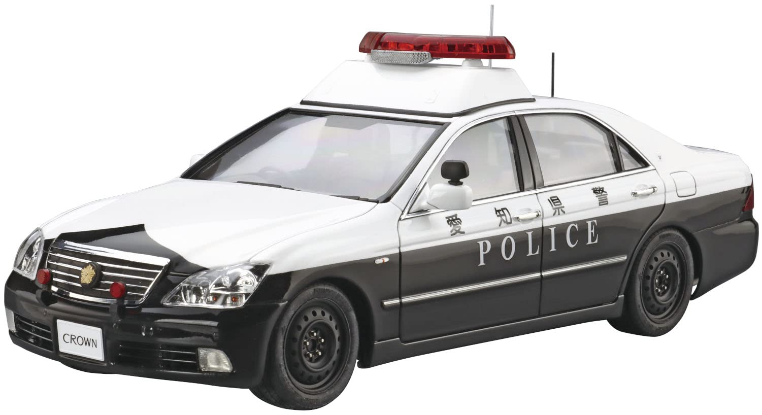 AOSHIMA The Patrol Car 1/24 No.7 Toyota Grs180 Crown Patrol Car For Traffic Plastic Model- Japan Figure Store - #1 Bring To You The Best Japanese Goods
