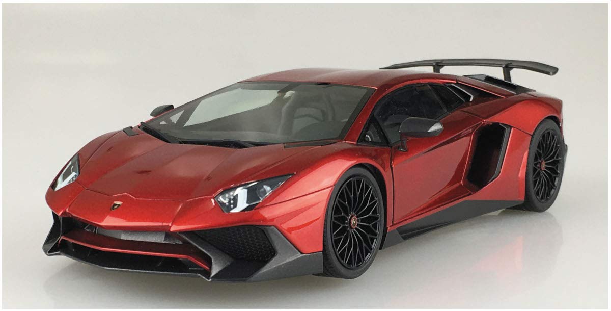 AOSHIMA The Super Car 1/24 '15 Lamborghini Aventador Sv Plastic Model- Japan Figure Store - #1 Bring To You The Best Japanese Goods