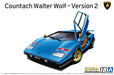 AOSHIMA The Super Car 1/24 Lamborghini Wolf Countach Version 2 Plastic Model- Japan Figure Store - #1 Bring To You The Best Japanese Goods