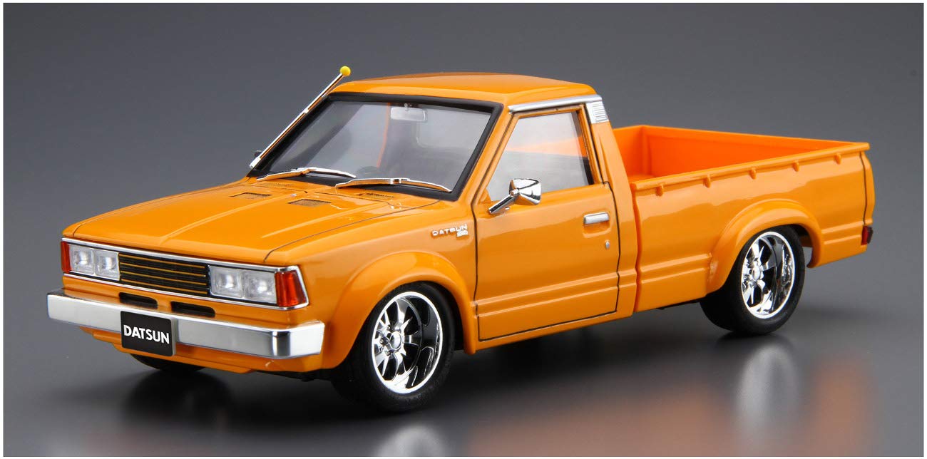 AOSHIMA The Tuned Car 1/24 Nissan 7' Datsun Truck Custom '82 Plastic Model- Japan Figure Store - #1 Bring To You The Best Japanese Goods