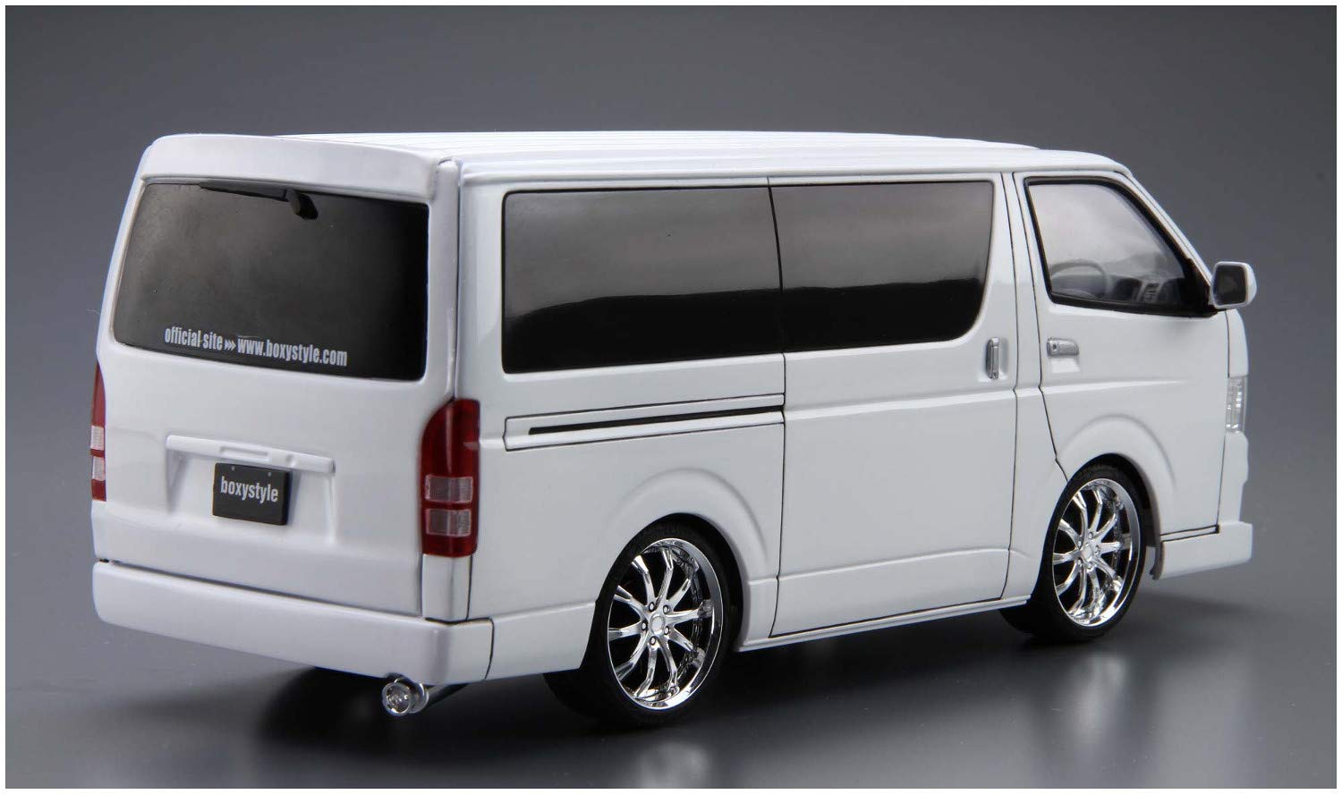 AOSHIMA The Tuned Car 1/24 Boxystyle Trh200V Hiace Super Gl '10 Toyota Plastic Model- Japan Figure Store - #1 Bring To You The Best Japanese Goods