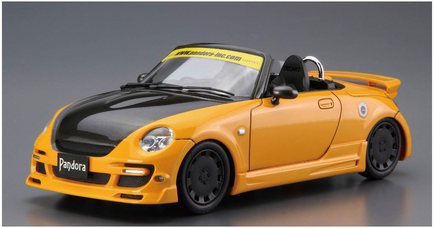 AOSHIMA The Tuned Car 1/24 Pandora Type 887 Evoii L880K Copen '02 Daihatsu Plastic Model- Japan Figure Store - #1 Bring To You The Best Japanese Goods