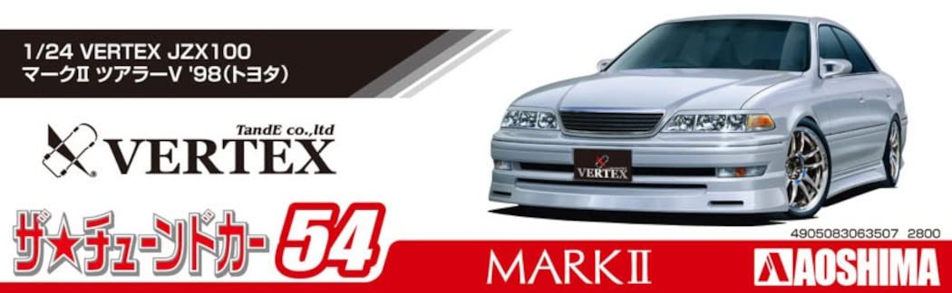 AOSHIMA The Tuned Car 1/24 Toyota Vertex Jzx100 Mark Ii Tourer V '98 Plastic Model- Japan Figure Store - #1 Bring To You The Best Japanese Goods