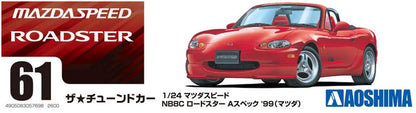 AOSHIMA 57698 Mazdaspeed Nb8C Roadster A Spec '99 Mazda 1/24 Scale Kit- Japan Figure Store - #1 Bring To You The Best Japanese Goods