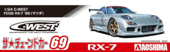 AOSHIMA The Tuned Car No.69 1/24 Mazda C-West Fd3S Rx-7 '99 Plastic Model- Japan Figure Store - #1 Bring To You The Best Japanese Goods