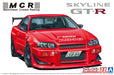 AOSHIMA The Tuned Car 1/24 Nissan Mcr Bnr34 Skyline Gt-R 2002 Plastic Model- Japan Figure Store - #1 Bring To You The Best Japanese Goods