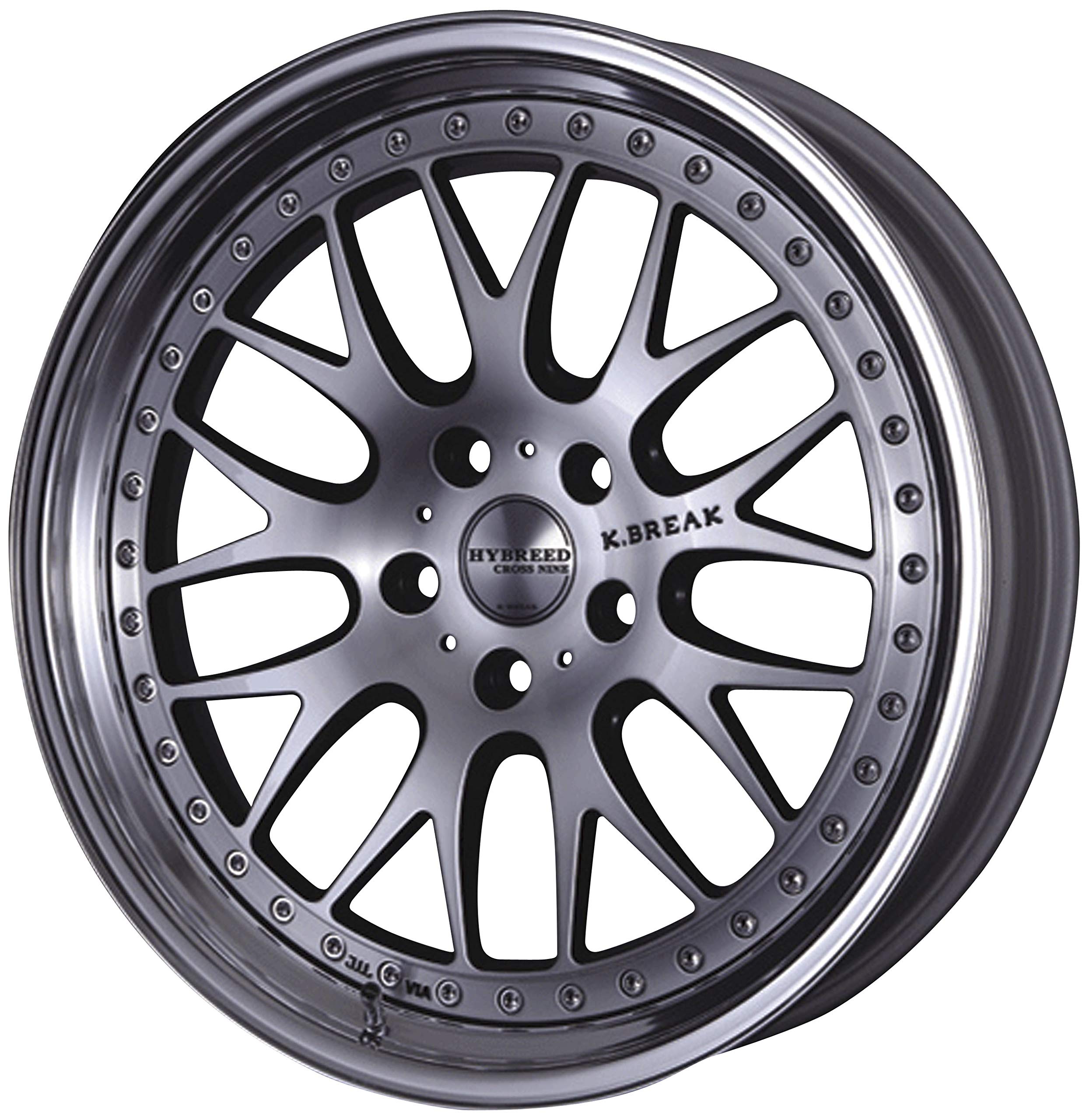 AOSHIMA The Tuned Car 1/24 K-Break Hybreed Cross 9 19-Inch Tire & Wheel Set- Japan Figure Store - #1 Bring To You The Best Japanese Goods