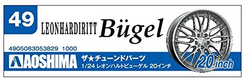 AOSHIMA Tuned Parts 1/24 Leonhardiritt Bugel 20Inch Tire & Wheel Set- Japan Figure Store - #1 Bring To You The Best Japanese Goods