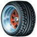 AOSHIMA Tuned Parts 1/24 Mark Iii Short Rim 14Inch Tire & Wheel Set- Japan Figure Store - #1 Bring To You The Best Japanese Goods