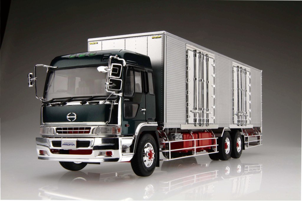 Aoshima Bunka Kyozai 1/32 Heavy Freight Series No. 13 Hino Profia Telavi Fr High Star W Kannon Door Plastic Model- Japan Figure Store - #1 Bring To You The Best Japanese Goods