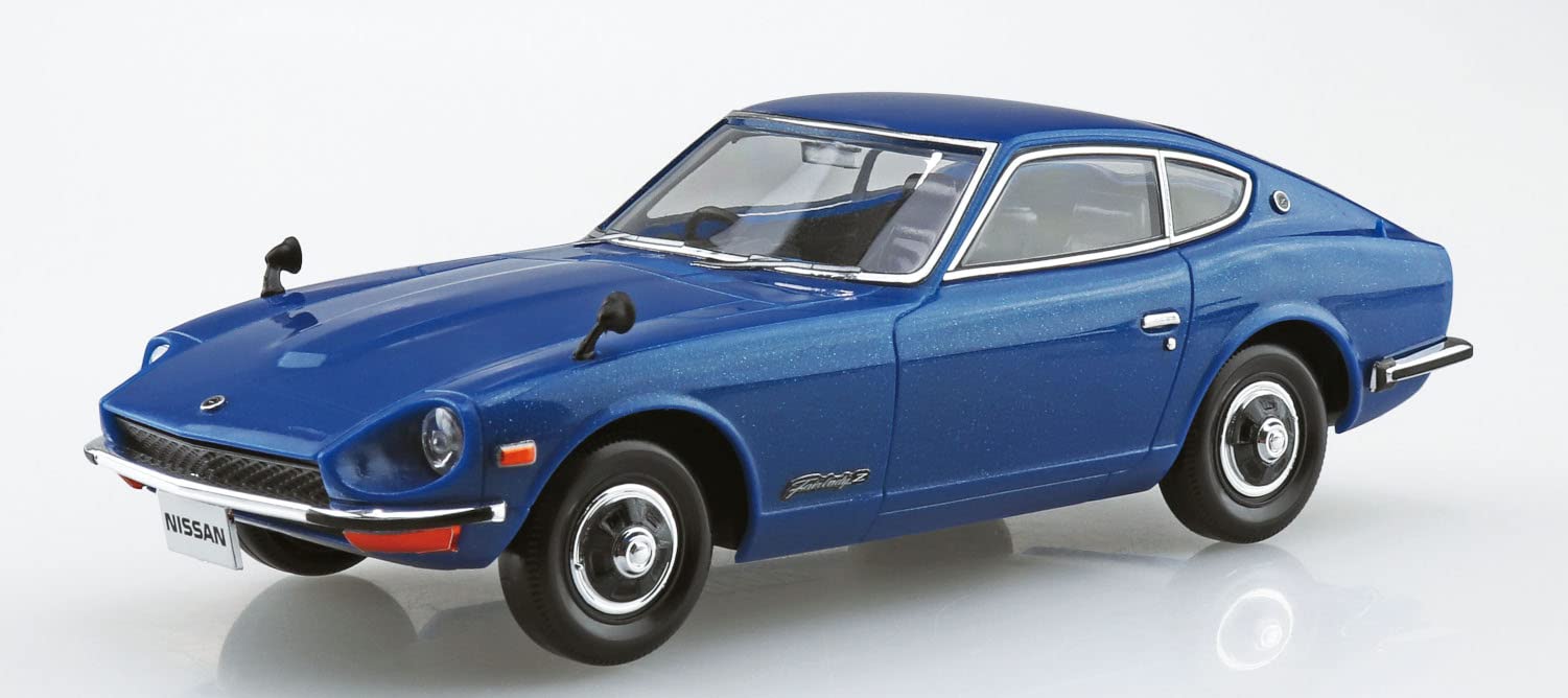 AOSHIMA The Snap Kit No.13-E 1/32 Nissan S30 Fairlady Z Blue Metallic Plastic Model- Japan Figure Store - #1 Bring To You The Best Japanese Goods