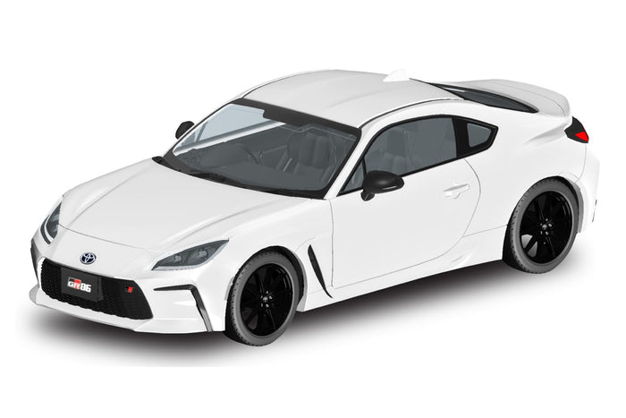 Aoshima 1/32 Toyota Gr86 Crystal White Pearl Snap Kit Model - Japan- Japan Figure Store - #1 Bring To You The Best Japanese Goods