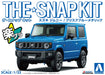 Aoshima Bunka Kyozai 1/32 The Snap Kit Series Suzuki Jimny Brisk Blue Metallic Color Coded Plastic Model 08-C- Japan Figure Store - #1 Bring To You The Best Japanese Goods