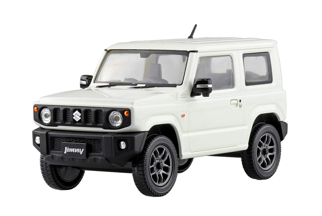 AOSHIMA 58176 08-E Suzuki Jimny Pure White Pearl 1/32 Scale Pre-Painted Snap-Fit Kit- Japan Figure Store - #1 Bring To You The Best Japanese Goods