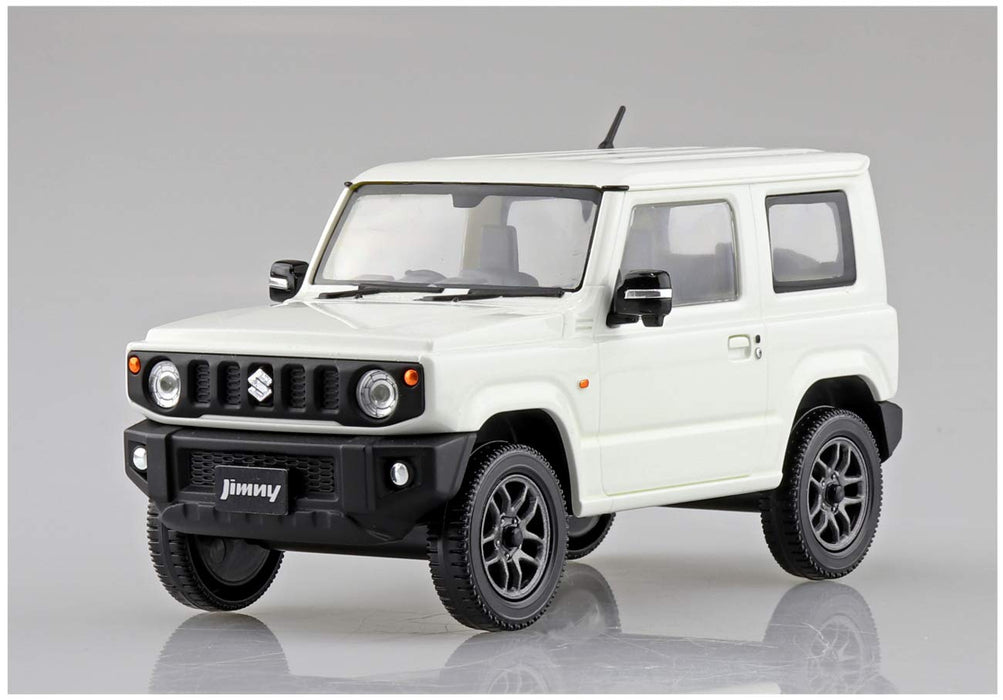 AOSHIMA 58176 08-E Suzuki Jimny Pure White Pearl 1/32 Scale Pre-Painted Snap-Fit Kit- Japan Figure Store - #1 Bring To You The Best Japanese Goods
